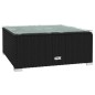 vidaXL 8-tlg. Garten-Lounge-Set mit Kissen Poly Rattan Schwarz vidaXL 8-tlg. Garten-Lounge-Set mit Kissen Poly Rattan Schwarz