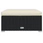 vidaXL 8-tlg. Garten-Lounge-Set mit Kissen Poly Rattan Schwarz vidaXL 8-tlg. Garten-Lounge-Set mit Kissen Poly Rattan Schwarz