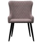 Esszimmerstühle 2 Stk. Rosa Samt Esszimmerstühle 2 Stk. Rosa Samt