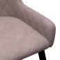 Esszimmerstühle 2 Stk. Rosa Samt Esszimmerstühle 2 Stk. Rosa Samt