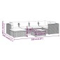 vidaXL 7-tlg. Garten-Lounge-Set mit Kissen Poly Rattan Schwarz vidaXL 7-tlg. Garten-Lounge-Set mit Kissen Poly Rattan Schwarz