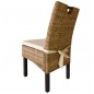 Esszimmerstühle 2 Stk. Kubu-Rattan Mangoholz Esszimmerstühle 2 Stk. Kubu-Rattan Mangoholz