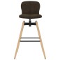 Barstühle 2 Stk. Drehbar Braun Stoff Barstühle 2 Stk. Drehbar Braun Stoff
