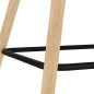 Barstühle 2 Stk. Drehbar Braun Stoff Barstühle 2 Stk. Drehbar Braun Stoff