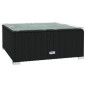 vidaXL 7-tlg. Garten-Lounge-Set mit Auflagen Poly Rattan Schwarz vidaXL 7-tlg. Garten-Lounge-Set mit Auflagen Poly Rattan Schwarz