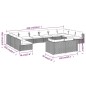 vidaXL 12-tlg. Garten-Lounge-Set mit Kissen Schwarz Poly Rattan vidaXL 12-tlg. Garten-Lounge-Set mit Kissen Schwarz Poly Rattan