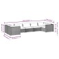 vidaXL 7-tlg. Garten-Lounge-Set mit Kissen Poly Rattan Schwarz vidaXL 7-tlg. Garten-Lounge-Set mit Kissen Poly Rattan Schwarz