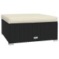 vidaXL 10-tlg. Garten-Lounge-Set mit Kissen Schwarz Poly Rattan vidaXL 10-tlg. Garten-Lounge-Set mit Kissen Schwarz Poly Rattan