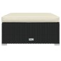 vidaXL 10-tlg. Garten-Lounge-Set mit Kissen Schwarz Poly Rattan vidaXL 10-tlg. Garten-Lounge-Set mit Kissen Schwarz Poly Rattan