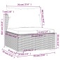 vidaXL 10-tlg. Garten-Lounge-Set mit Kissen Schwarz Poly Rattan vidaXL 10-tlg. Garten-Lounge-Set mit Kissen Schwarz Poly Rattan