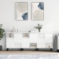 Sideboards 3 Stk. Weiß Holzwerkstoff Sideboards 3 Stk. Weiß Holzwerkstoff