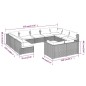 vidaXL 11-tlg. Garten-Lounge-Set mit Kissen Braun Poly Rattan vidaXL 11-tlg. Garten-Lounge-Set mit Kissen Braun Poly Rattan