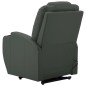 vidaXL Massagesessel mit Aufstehhilfe Anthrazit Kunstleder vidaXL Massagesessel mit Aufstehhilfe Anthrazit Kunstleder