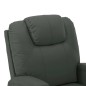 vidaXL Massagesessel mit Aufstehhilfe Anthrazit Kunstleder vidaXL Massagesessel mit Aufstehhilfe Anthrazit Kunstleder