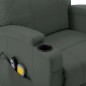 vidaXL Massagesessel mit Aufstehhilfe Anthrazit Kunstleder vidaXL Massagesessel mit Aufstehhilfe Anthrazit Kunstleder