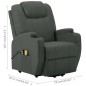 vidaXL Massagesessel mit Aufstehhilfe Anthrazit Kunstleder vidaXL Massagesessel mit Aufstehhilfe Anthrazit Kunstleder
