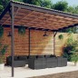 vidaXL 10-tlg. Garten-Lounge-Set mit Kissen Grau Poly Rattan vidaXL 10-tlg. Garten-Lounge-Set mit Kissen Grau Poly Rattan