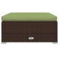 vidaXL 13-tlg. Garten-Lounge-Set mit Kissen Braun Poly Rattan vidaXL 13-tlg. Garten-Lounge-Set mit Kissen Braun Poly Rattan