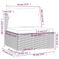 vidaXL 13-tlg. Garten-Lounge-Set mit Kissen Braun Poly Rattan vidaXL 13-tlg. Garten-Lounge-Set mit Kissen Braun Poly Rattan