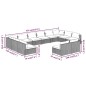 vidaXL 12-tlg. Garten-Lounge-Set mit Kissen Grau Poly Rattan vidaXL 12-tlg. Garten-Lounge-Set mit Kissen Grau Poly Rattan