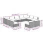 vidaXL 11-tlg. Garten-Lounge-Set mit Kissen Grau Poly Rattan vidaXL 11-tlg. Garten-Lounge-Set mit Kissen Grau Poly Rattan
