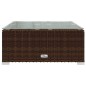 vidaXL 12-tlg. Garten-Lounge-Set mit Kissen Braun Poly Rattan vidaXL 12-tlg. Garten-Lounge-Set mit Kissen Braun Poly Rattan