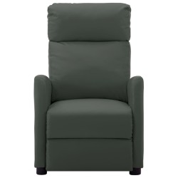 Massagesessel Grau Kunstleder