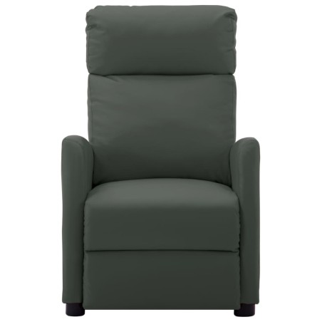 Massagesessel Grau Kunstleder