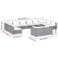 vidaXL 12-tlg. Garten-Lounge-Set mit Kissen Braun Poly Rattan vidaXL 12-tlg. Garten-Lounge-Set mit Kissen Braun Poly Rattan