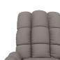 Massagesessel Taupe Stoff Massagesessel Taupe Stoff