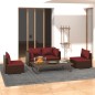 vidaXL 4-tlg. Garten-Lounge-Set mit Auflagen Poly Rattan Braun vidaXL 4-tlg. Garten-Lounge-Set mit Auflagen Poly Rattan Braun
