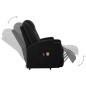 vidaXL Massagesessel mit Aufstehhilfe Schwarz Kunstleder vidaXL Massagesessel mit Aufstehhilfe Schwarz Kunstleder