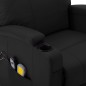 vidaXL Massagesessel mit Aufstehhilfe Schwarz Kunstleder vidaXL Massagesessel mit Aufstehhilfe Schwarz Kunstleder