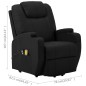 vidaXL Massagesessel mit Aufstehhilfe Schwarz Kunstleder vidaXL Massagesessel mit Aufstehhilfe Schwarz Kunstleder