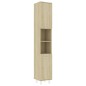 vidaXL 3-tlg. Badmöbel-Set Sonoma-Eiche Holzwerkstoff vidaXL 3-tlg. Badmöbel-Set Sonoma-Eiche Holzwerkstoff