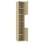 vidaXL 3-tlg. Badmöbel-Set Sonoma-Eiche Holzwerkstoff vidaXL 3-tlg. Badmöbel-Set Sonoma-Eiche Holzwerkstoff