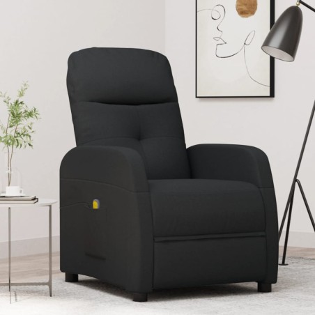 Massagesessel Schwarz Stoff