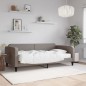 vidaXL Tagesbett mit Matratze Taupe 100x200 cm Stoff vidaXL Tagesbett mit Matratze Taupe 100x200 cm Stoff