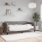 vidaXL Tagesbett mit Matratze Taupe 90x200 cm Stoff vidaXL Tagesbett mit Matratze Taupe 90x200 cm Stoff