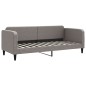 vidaXL Tagesbett mit Matratze Taupe 80x200 cm Stoff vidaXL Tagesbett mit Matratze Taupe 80x200 cm Stoff