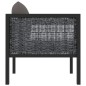 Sofa-Eckelement mit Rechter Armlehne Poly Rattan Anthrazit Sofa-Eckelement mit Rechter Armlehne Poly Rattan Anthrazit