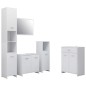 vidaXL 4-tlg. Badmöbel-Set Weiß vidaXL 4-tlg. Badmöbel-Set Weiß