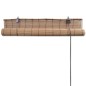 vidaXL Bambusrollos 2 Stk. 100x160 cm Braun vidaXL Bambusrollos 2 Stk. 100x160 cm Braun
