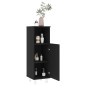 vidaXL 3-tlg. Badmöbel-Set Schwarz Holzwerkstoff vidaXL 3-tlg. Badmöbel-Set Schwarz Holzwerkstoff