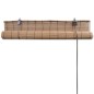 vidaXL Bambusrollos 2 Stk. 120x220 cm Braun vidaXL Bambusrollos 2 Stk. 120x220 cm Braun
