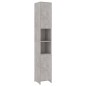 vidaXL 4-tlg. Badmöbel-Set Betongrau vidaXL 4-tlg. Badmöbel-Set Betongrau