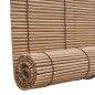 vidaXL Bambusrollos 2 Stk. 80x160 cm Braun vidaXL Bambusrollos 2 Stk. 80x160 cm Braun