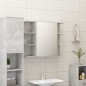 vidaXL 3-tlg. Badmöbel-Set Betongrau Holzwerkstoff vidaXL 3-tlg. Badmöbel-Set Betongrau Holzwerkstoff