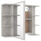 vidaXL 3-tlg. Badmöbel-Set Betongrau Holzwerkstoff vidaXL 3-tlg. Badmöbel-Set Betongrau Holzwerkstoff