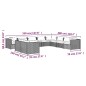 vidaXL 10-tlg. Garten-Lounge-Set mit Kissen Braun Poly Rattan vidaXL 10-tlg. Garten-Lounge-Set mit Kissen Braun Poly Rattan